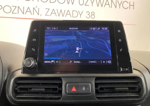 Toyota Proace City cena 109900 przebieg: 36774, rok produkcji 2022 z Lipsko małe 154